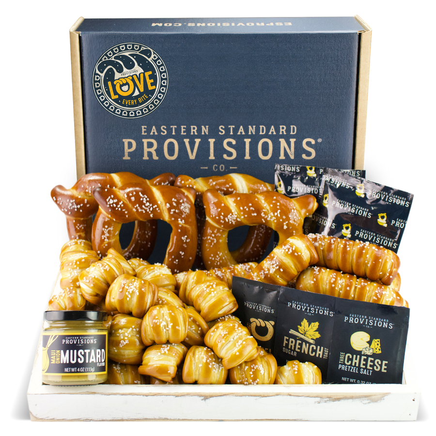 Soft Pretzels, Salts & Sauces Variety Box - ESPCO F2